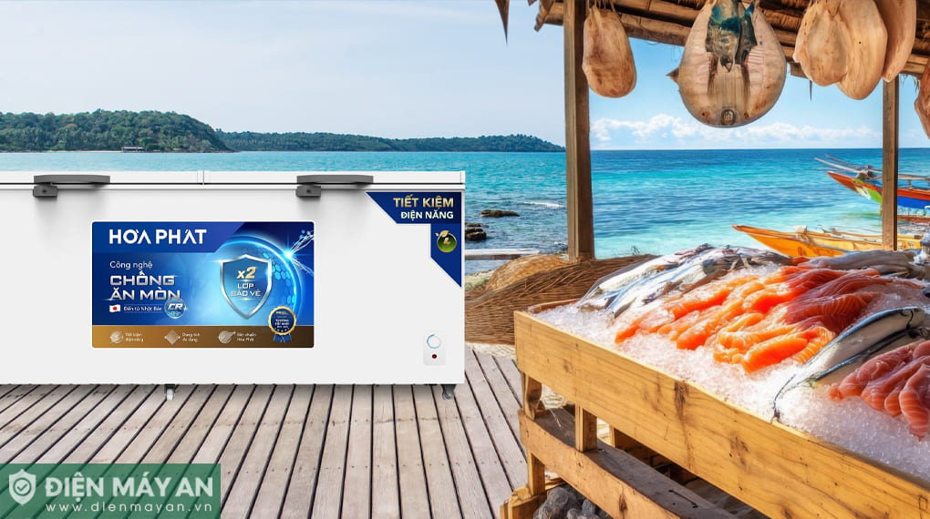 Tủ đông chống ăn mòn Hòa Phát 783 lít HPF AD6783.CR